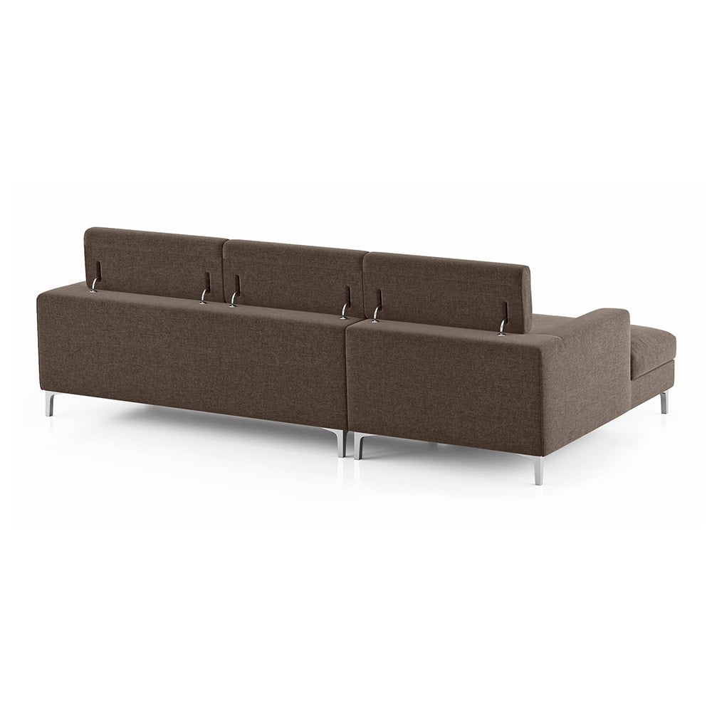Modern L-Shaped Sectional Sofa with Chaise-Shivora Crafts