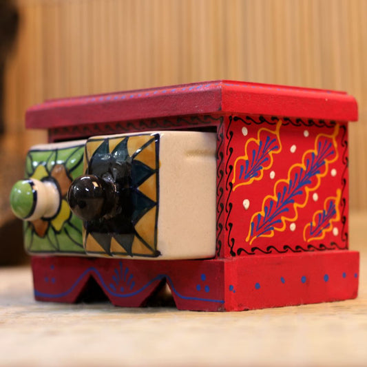 Wooden 2 Drawer