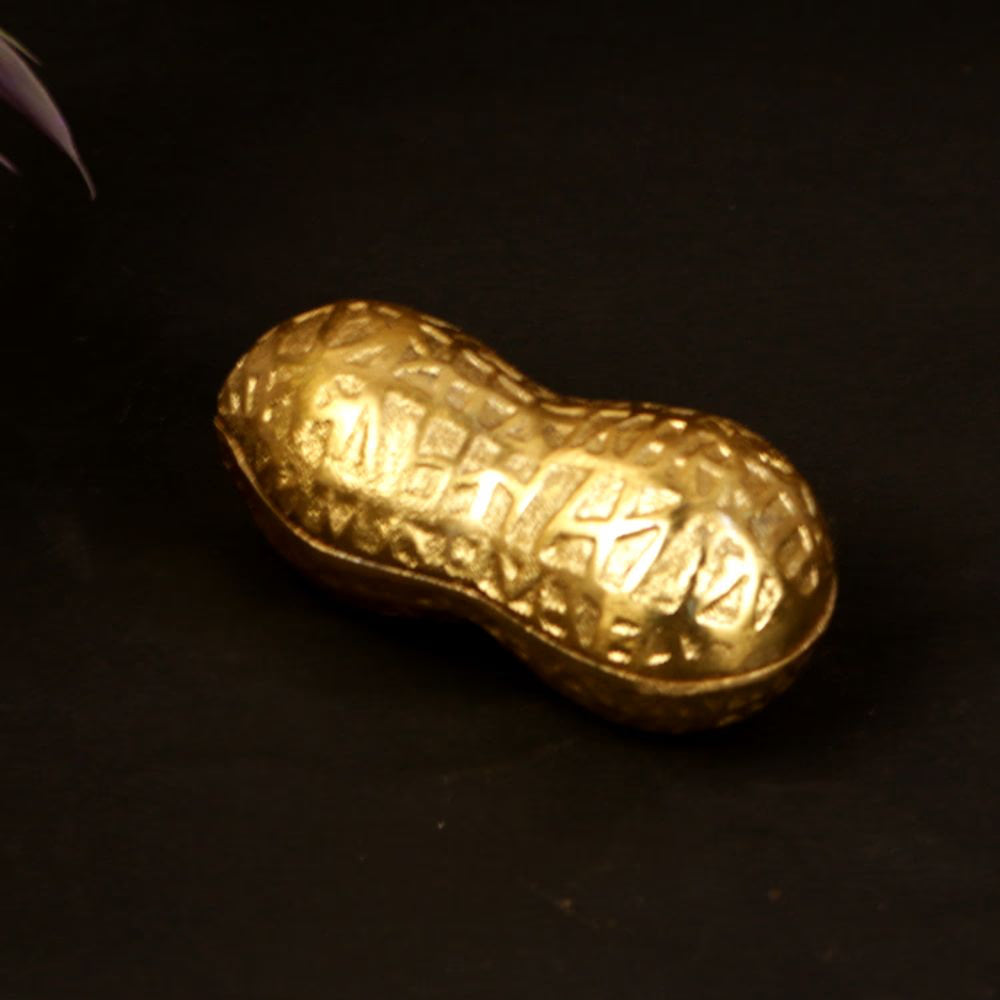 Handcrafted Large Peanut Decorative Bowl – Premium Metal Centerpiece for Home Décor