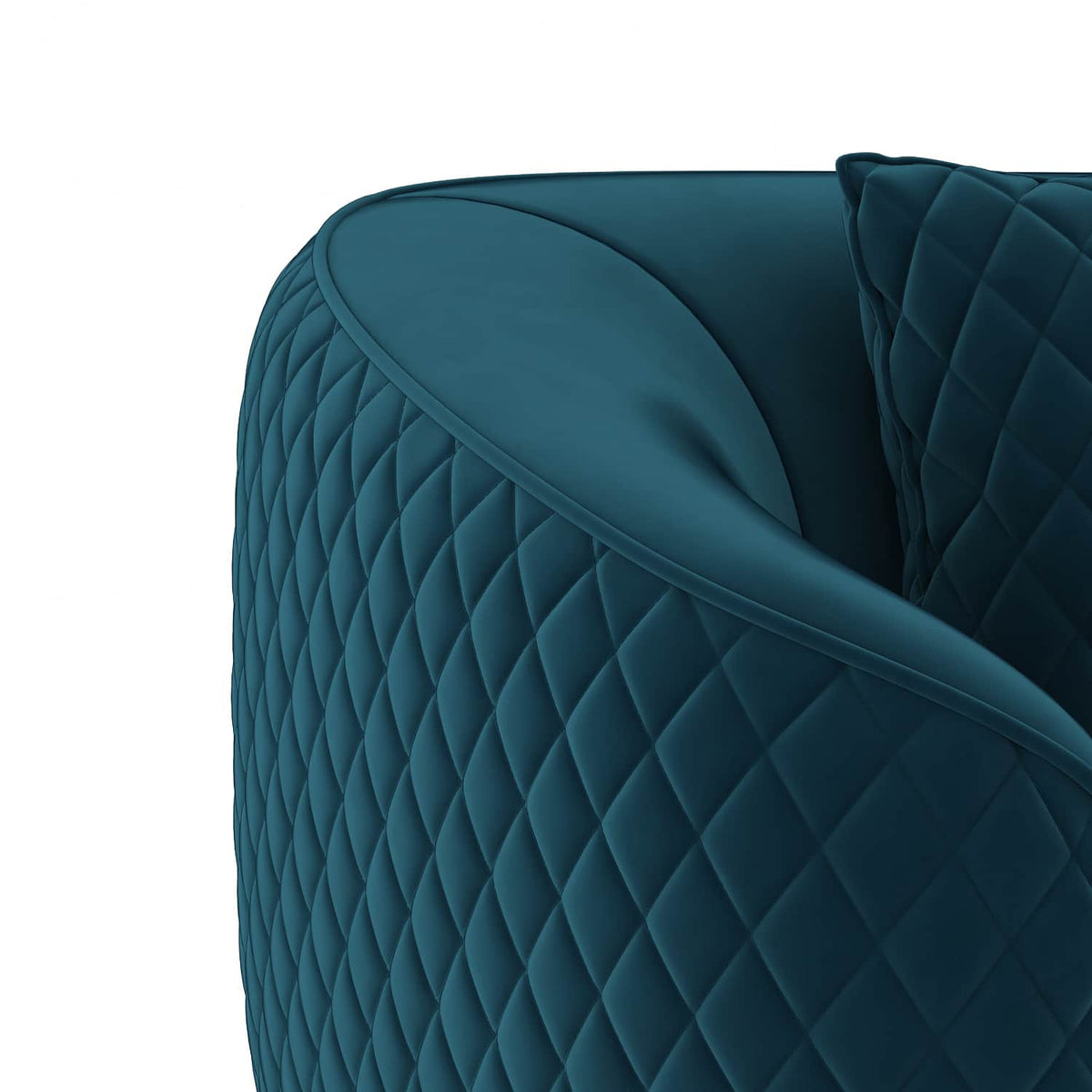 Quilted Channel Back Accent Armchair - Shivora Crafts