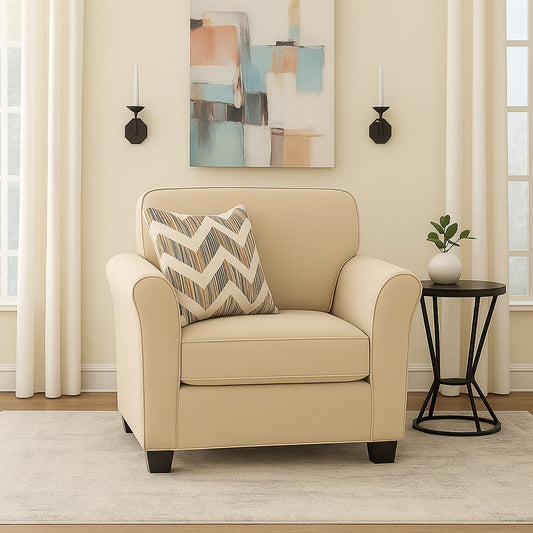 Modern Upholstered Accent Armchair