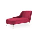 Modern Curved Lounge Chaise Chair – Elegant Upholstered Accent Seat-Shivora Crafts