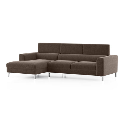 Modern L-Shaped Sectional Sofa with Chaise-Shivora Crafts