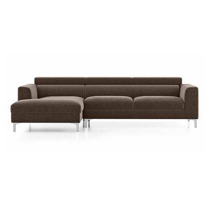 Modern L-Shaped Sectional Sofa with Chaise-Shivora Crafts