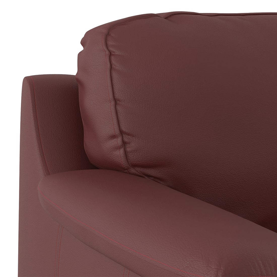 Modern 3-Seater Sofa with Plush Cushioned Back & Padded Arms