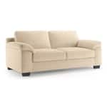 Modern 3 Seater Sofa | Plush Upholstered Sofa with Rolled Arms- Shivora Crafts