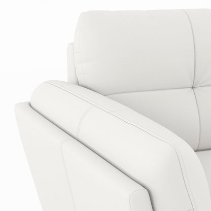 Modern 3-Seater Sofa with Tufted Backrest & Sleek Metal Legs