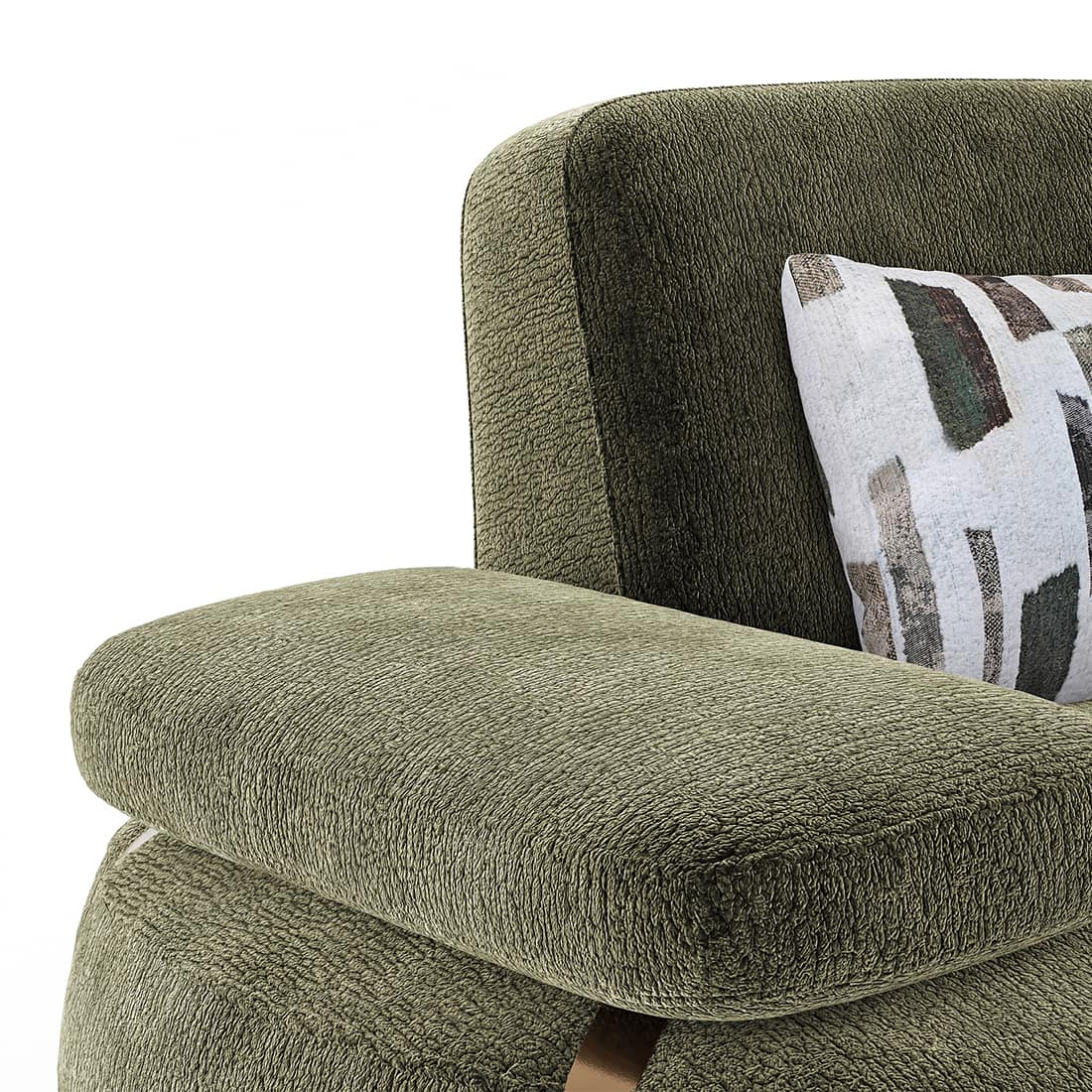 Modern 2-Seater Sofa with Plush Cushioned Seating-Shivora Crafts